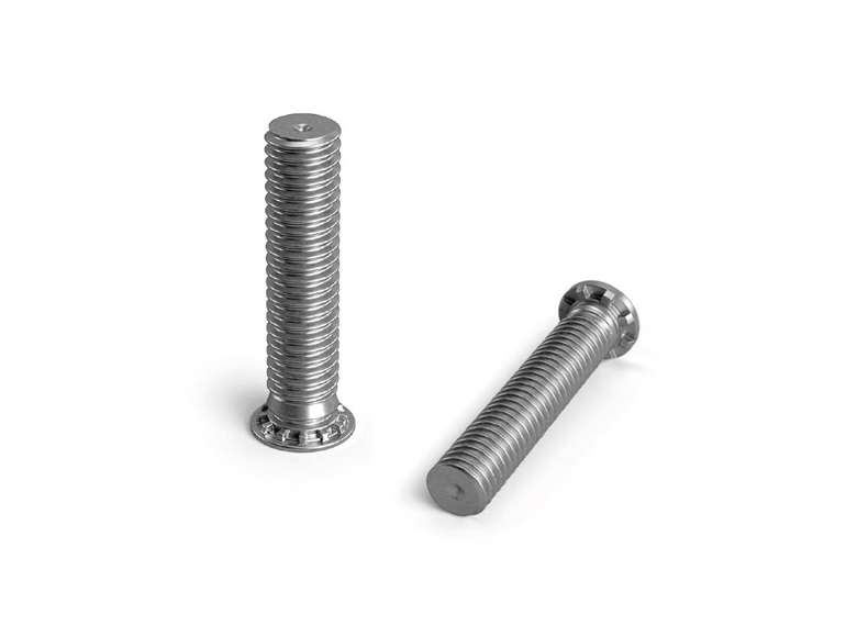 Self-clinching threaded studs