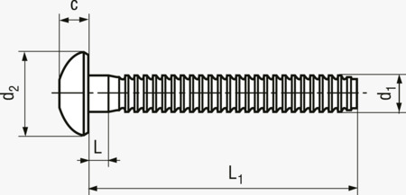 BN 84024 Huck® Magna-Grip® MGPB-E Pernos con anillo de cierre cabeza botón