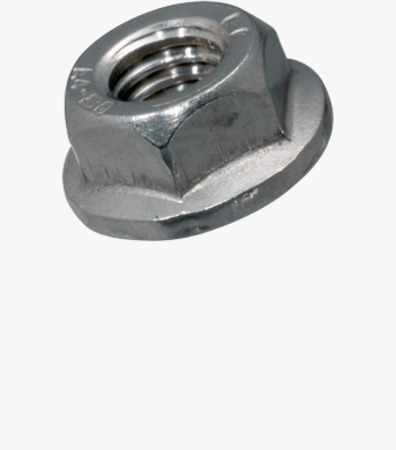 BN 33010 - Hex nuts with flange and serrations