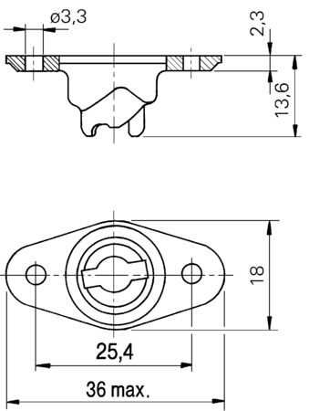 BN 34098 Camloc® D4002 Réceptacles type A, coulés