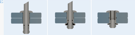 BN 21434 FASTEKS® FBR FBUD…STST Blind rivets F-Bulb dome head