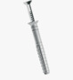 BN 51010 Tecfi YZ01 Hammer drive anchors with countersunk collar and countersunk head nail screw