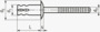 BN 25211 POP® TVD…GT Popnitter IMEX fladrundhoved