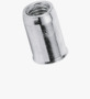 BN 25004 TUBTARA® UKO (UT/ALKS) Blind rivet nuts small countersunk head, round shank, open end