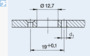 BN 34024 Camloc® 2600/2700 Receptacles type A, narrow width