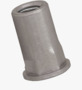 BN 25035 FASTEKS® FILKO HC/ROF Blind rivet nuts flat head, semi-hexagonal shank, open end