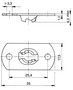BN 34122 Camloc® 50F Holdeknaster kraftig udførelse til nitter eller skruer