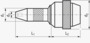 BN 50687 POP® / AVDEL® Cabezal de herramienta estándar con anillo de apertura, con formación de la cabeza, para remaches de repetición