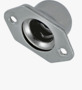 BN 34100 Camloc® D4002 Spinotti di arresto tipo D, incapsulati, gioco radiale fino a 0,75 mm, acciaio per gabbie zincato
