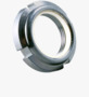 BN 38345 ELASTIC-STOP® GUA Slotted round nuts for hook spanners with polyamide insert, special sizes