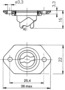 BN 34101 Camloc® D4002 Upevňovací vačky typ D, lité, radiální vůle až 0,75 mm, klec z pozinkované oceli