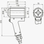 BN 29973 Huck® SF20 Hydraulic blind rivet tool for lockbolts BobTail®