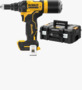 BN 53356 DEWALT® DCF403-B-EU Akku-Nietwerkzeug in T STAK™-Kitbox, Grundausstattung mit Werkzeug und Mundstücken