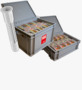 BN 51116 TOX Deco All-purpose wall plugs with collar in a transport box.